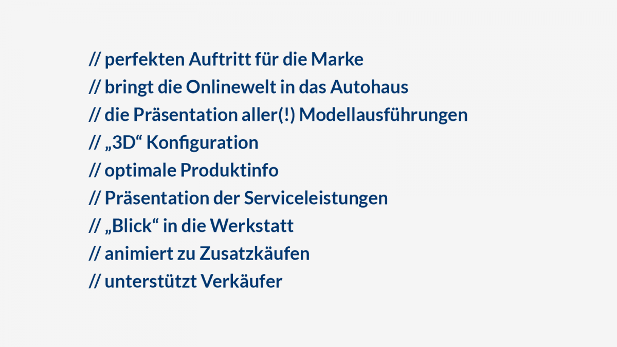 Digital Signage Autohandel